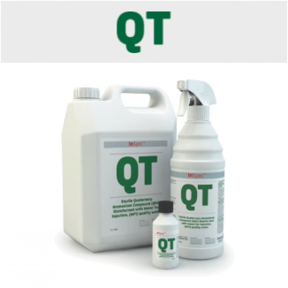 Quaternary Ammonium Compound Disinfectant with water for injection (WFI) quality water